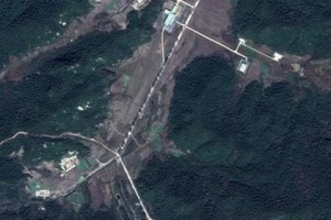 Спутниковый снимок «Западного испытательного полигона Сохэ»